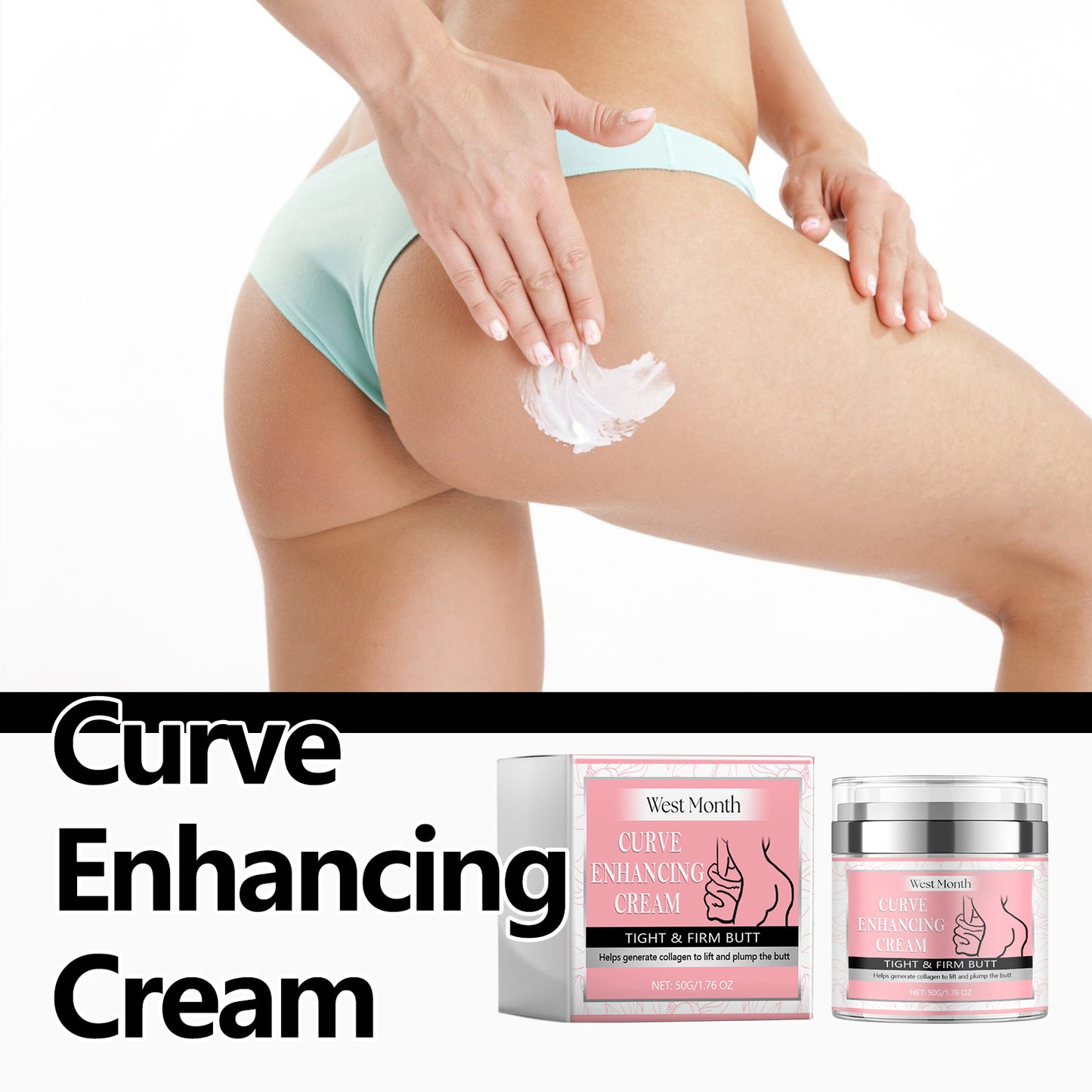 West&Month Curve Enhancing Cream, Sculpting The Hips And Firming The Curves Of The Body