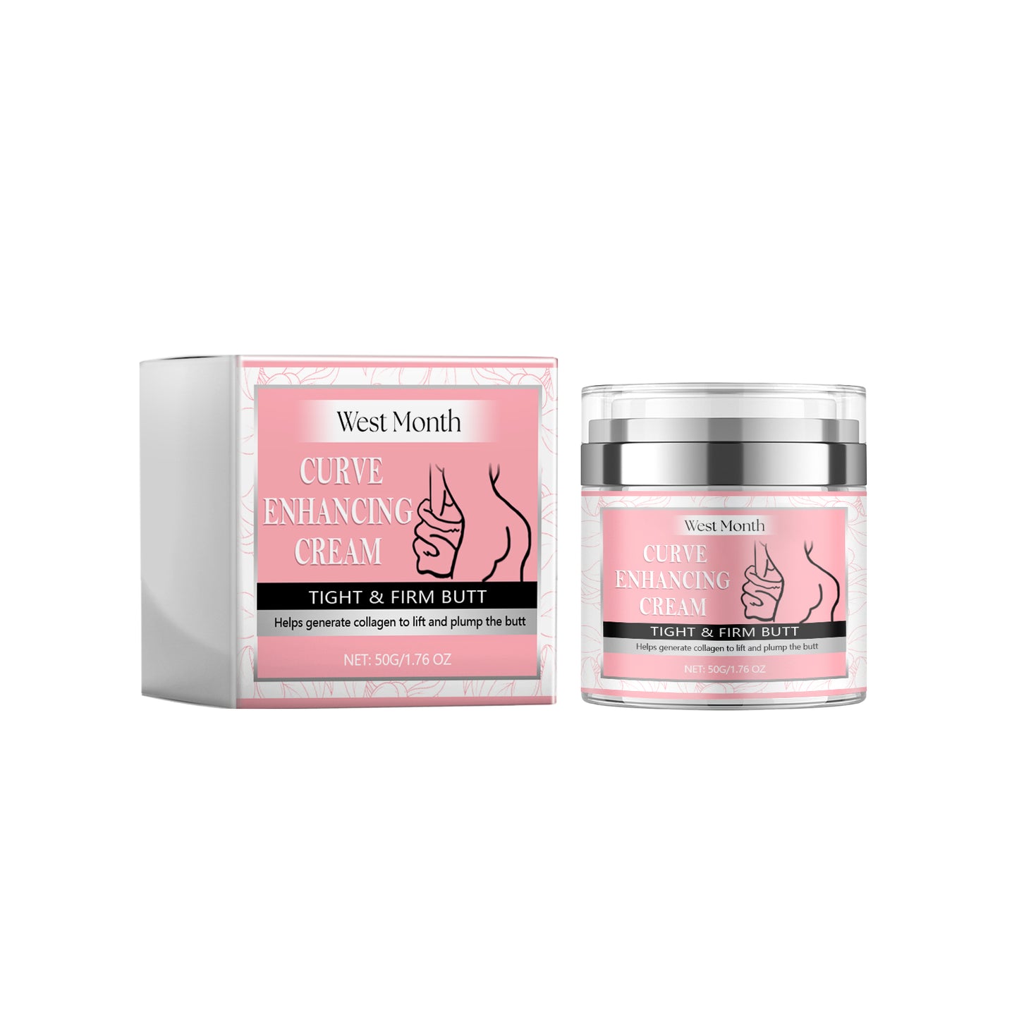 West&Month Curve Enhancing Cream, Sculpting The Hips And Firming The Curves Of The Body